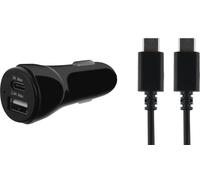BIGBEN CONNESSO CAC2USBACW - CAVO CAC 3.4A DualUSB A/C+C USB-C/USB-C Nero