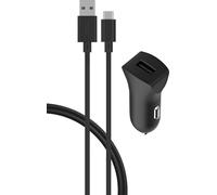 BigBen Connected, Caricabatterie auto USB A 3A FastCharge + cavo USB A/USB C