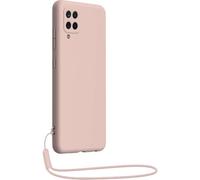 BIGBEN Custodia morbida al tatto con bracciale per Samsung Galaxy A12 in rosa