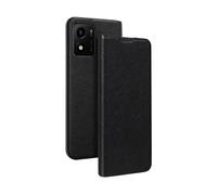 BigBen, Custodia per Vivo Y01 Folio Stand Edition con slot per schede, Nero
