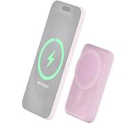 BigBen F152478 Power Bank Batteria Esterna 5000mAh Compatibile MagSafe Induzione 5W Rosa
