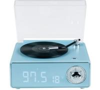 Bigben Interactive BTTDMINIBL Radiosveglia Bluetooth vintage microgiradischi Col
