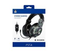 BIGBEN OLP Cuffie Stereo Gaming Verde Cam Accessori PS4