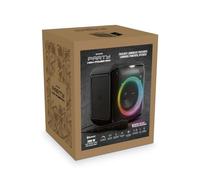 Altoparlante Bluetooth BigBen Cube con effetti luminosi 200W + microfono + telecomando