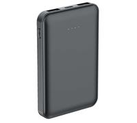 BigBen, PowerBank 5000mAh 2 USB-A / USB-C Compatibile Ricarica rapida 10W, Nero