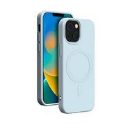 BIGBEN Protettiva COVSILIMAGIP15BL Cover per Apple iPhone 15, Blu