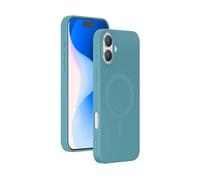 BIGBEN Protettiva COVSILIMAGIP16G Cover per Apple iPhone 16, Verde