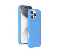 BIGBEN Protettiva COVSILIMAGIP16PMBL Cover per Apple iPhone 16 Pro Max, Blu
