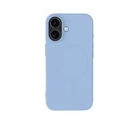 Custodia BigBen Connected Silicone Opaco Azzurro Celeste MagSafe per iPhone 17