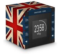 Bigben RR70PGB Radiosveglia con proiettore, design Union Jack