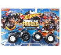Hot Wheels Monster Trucks Monster Truck- Pack da 2 Veicoli Collezionabili, 3+Anni