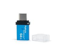 BigBuild Technology 64GB Blue Dual Drive Type C OTG USB Memory Stick compatibile con Samsung Galaxy S20, S20 Ultra, S20+, S21 5G, S21+ 5G Mobile