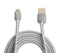 BigBuild Technology Cavo USB Placcato Oro ARGENTO da 0,5 Metri per Akaso Brave 7/7 LE, Brave 8, EK7000/EK7000 Pro, V50 Elite/V50 Pro/V50 Pro SE/V50 X Macchina fotografica d'azione