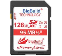 BigBuild Technology - Scheda di memoria UHS-I U3, 95 MB/s, 128 GB, per Panasonic Lumix DMC FT30, FT30EF A, FT30EF D, FT30EF K, FZ1000, FZ2000, FZ2500, FZ300, FZ72, FZ82EBK