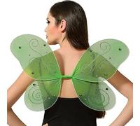 BigBuy Carnival Ali di Farfalla Verde 48 X 37 cm