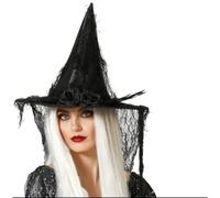 BigBuy Carnival Cappello Strega Nero Adulti