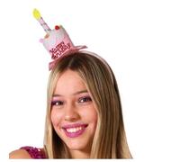 BigBuy Carnival Cerchietto Compleanno Rosa
