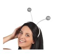 BigBuy Carnival Cerchietto con palline argentate
