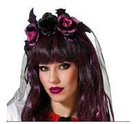 BigBuy Carnival Cerchietto Halloween viola