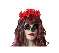 BigBuy Carnival Cerchietto Rose Rosso