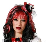 BigBuy Carnival Cerchietto Rosso Intenso Halloween