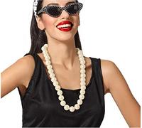 BigBuy Carnival Collana Bianco