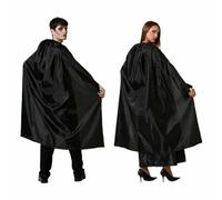 BigBuy Carnival Mantello Vampiro Nero 130 cm