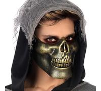 BigBuy Carnival Maschera 14 x 18 cm Halloween Dorato