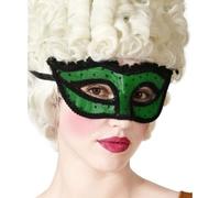 BigBuy Carnival Maschera Nera Verde