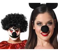 BigBuy Carnival Naso da Pagliaccio Nero 5 cm