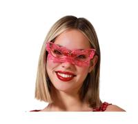 BigBuy Carnival Occhiali Farfalla Luce Rosa