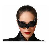 BigBuy Carnival Occhiali Pipistrello Nero