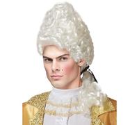 BigBuy Carnival Parrucca bianca