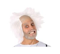 BigBuy Carnival - Parrucca bianca scientifica - EAN: 8422259802693