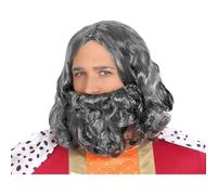 BigBuy Carnival Parrucca Grigio - EAN: 8422259802303