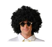 BigBuy Carnival EAN: 8422259802518 - Parrucca per capelli afro nera