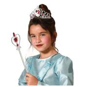 BigBuy Carnival Tiara Bacchetta Rosso
