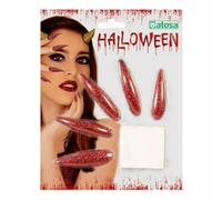 BigBuy Carnival Unghie finte, Halloween 10 Pezzi