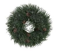 BigBuy Christmas Centrotavola Natale Verde PVC 23 x 23 cm