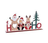 BigBuy Christmas Ornamento Natalizio Multicolore Legno 33 x 5 x 18 cm
