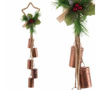 BigBuy Christmas Ornamento natalizio multicolore rame 11 x 3,3 x 42,5 cm