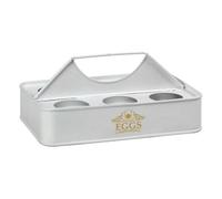 BigBuy Cooking S1124454 Portauovo Bianco, Plastica