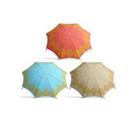 BigBuy Garden Ombrellone, Multicolore, Standard, multicolore, Estándar, Tradizionale