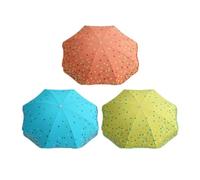 BigBuy Garden Ombrellone Topos Ø 240 cm, multicolore, Estándar, Bohémien