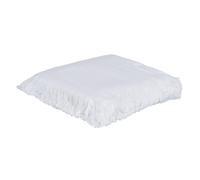 BigBuy Home Copriletto bianco a spina di pesce 280 x 260 cm