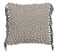 BigBuy Home Cuscino Cotone Nero Beige 45 x 45 cm