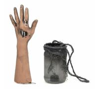 BigBuy Home Decorazione per Halloween Mano 2 Pezzi 41 x 9 x 32 cm