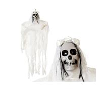 BigBuy Home Decorazione per Halloween Scheletro 90x70 cm