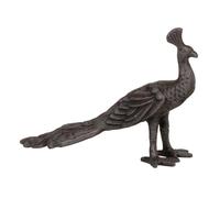 BigBuy Home Figura decorativa 19 x 6 x 13 cm Grigio Pavone
