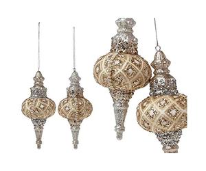 BigBuy Home Ornamento natalizio Glitter, prodotto